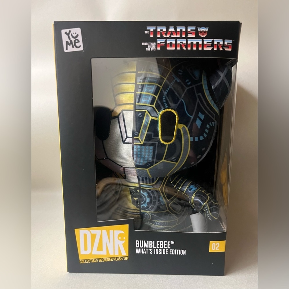 NEW! DZNR G1 Transformers Bumblebee Yume What’s Inside Edition 02-Plush toy